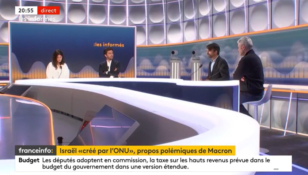 plateau "les informés" à France info